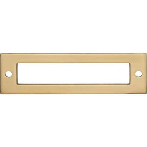 Placa trasera Hollin (aleación de zinc | bronce miel - Colección Lynwood) | Fabricada en todo el mundo