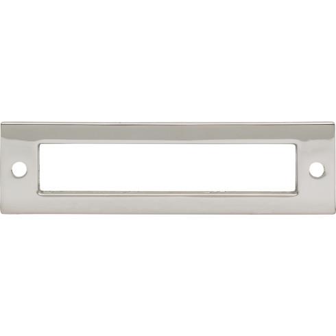 Placa trasera Hollin (aleación de zinc | níquel pulido - Colección Lynwood) | Fabricada en todo el mundo