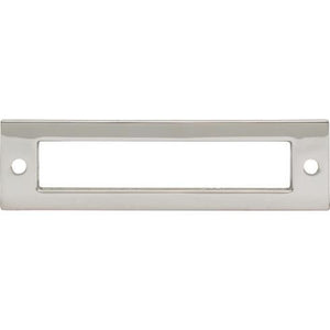 Placa trasera Hollin (aleación de zinc | níquel pulido - Colección Lynwood) | Fabricada en todo el mundo