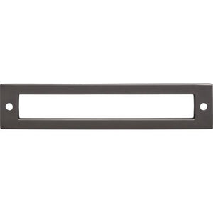 Placa trasera Hollin (aleación de zinc | gris ceniza - Colección Lynwood) | Fabricada en todo el mundo