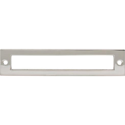 Placa trasera Hollin (aleación de zinc | níquel pulido - Colección Lynwood) | Fabricada en todo el mundo