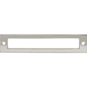 Placa trasera Hollin (aleación de zinc | níquel pulido - Colección Lynwood) | Fabricada en todo el mundo
