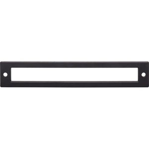 Placa trasera Hollin (aleación de zinc | negro mate - Colección Lynwood) | Fabricada en todo el mundo