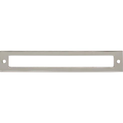 Placa trasera Hollin (aleación de zinc | níquel pulido - Colección Lynwood) | Fabricada en todo el mundo