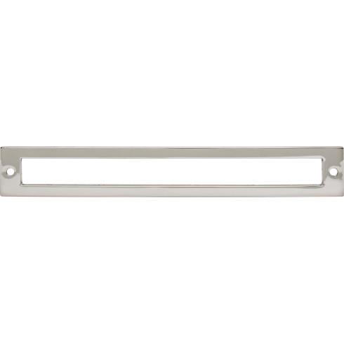 Placa trasera Hollin (aleación de zinc | níquel pulido - Colección Lynwood) | Fabricada en todo el mundo