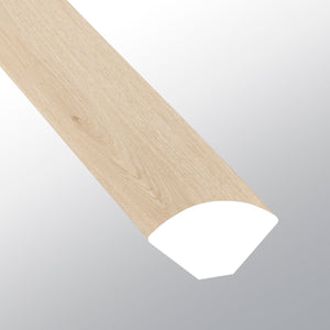 Austell Grove ( QUARTER ROUND [ Wood • Matte • Light ] - LVT * LUXURY VINYL TRIM ) | 5/8" X 3/4" X 94"
