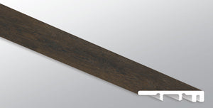 Barrell (TAPA FINAL [Madera • Mate • Oscura] - LVT * MOLDURA DE VINILO DE LUJO) | 1 1/2" X 1/4" X 94"