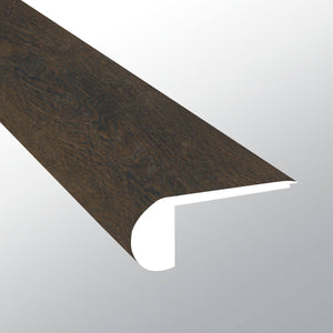 Barrell (Ranura de escalera empotrada [Madera • Mate • Oscuro] - LVT * Molduras de vinilo de lujo) | 2 3/4" x 3/4" x 94"