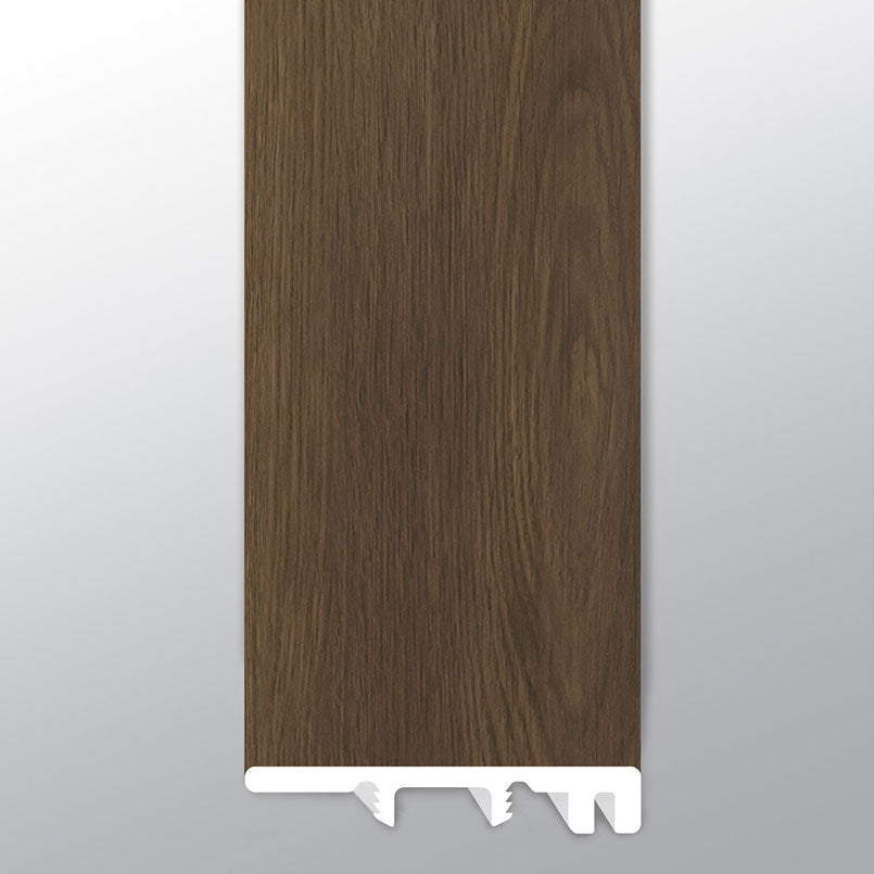 BECKLEY BRUNO ( END CAP [ Wood • Matte • Dark ] - LVT * LUXURY VINYL TRIM ) | 1 1/2" X 1/4" X 94"