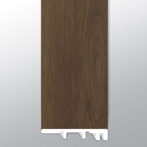 BECKLEY BRUNO ( END CAP [ Wood • Matte • Dark ] - LVT * LUXURY VINYL TRIM ) | 1 1/2" X 1/4" X 94"