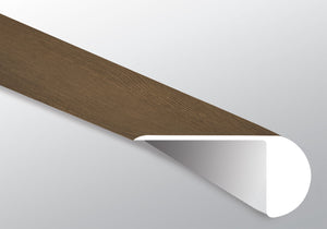 BECKLEY BRUNO (BORDE SUPERPUESTO DE ESCALÓN [Madera • Mate • Oscuro] - LVT * MOLDURA DE VINILO DE LUJO) | 2 1/4" X 1" X 94"
