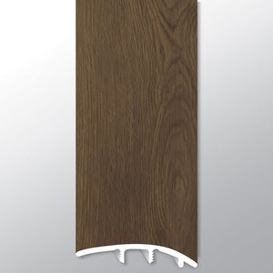 BECKLEY BRUNO (REDUCTOR [Madera • Mate • Oscuro] - LVT * MOLDURA DE VINILO DE LUJO) | 4,35 cm x 9,5 cm x 249 cm