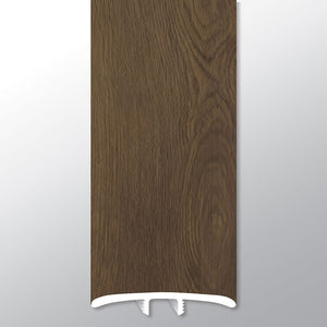 BECKLEY BRUNO (MOLDURA EN T [Madera • Mate • Oscura] - LVT * MOLDURA DE VINILO DE LUJO) | 4,35 cm x 6,35 cm x 249 cm
