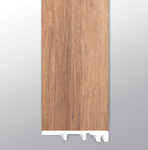 Bellamy Brooks (Tapa de extremo [Madera • Mate • Mediana] - LVT * Moldura de vinilo de lujo) | 3,81 cm x 6,35 cm x 249,6 cm