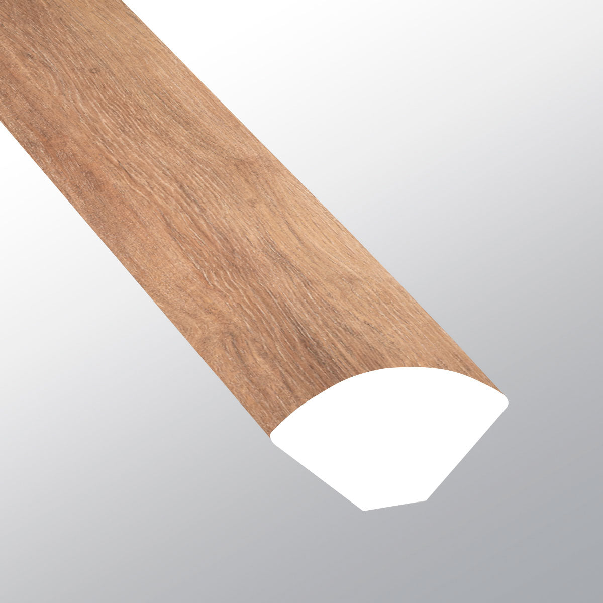 Bellamy Brooks (Cuarto de círculo [Madera • Mate • Medio] - LVT * Molduras de vinilo de lujo) | 1,6 x 1,9 x 243 cm