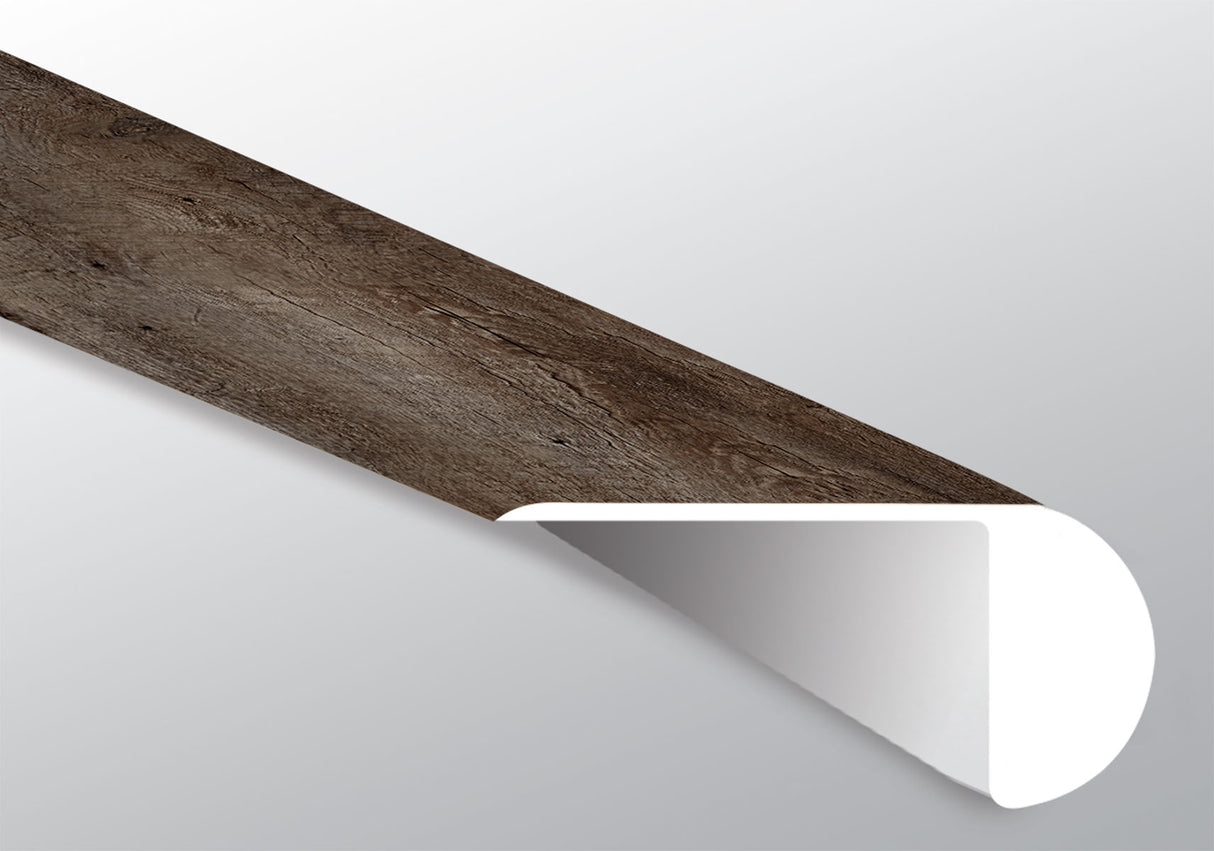 Bembridge (NARIZ DE ESCALÓN SUPERPUESTO [Madera • Mate • Oscuro] - LVT * MOLDURA DE VINILO DE LUJO) | 2 1/4" X 1" X 94"