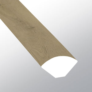 BENTON BLONDE ( QUARTER ROUND [ Wood • Matte • Medium ] - LVT * LUXURY VINYL TRIM ) | 5/8" X 3/4" X 94"