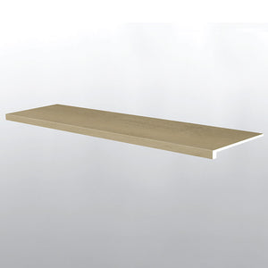 BENTON BLONDE ( STAIR TREAD EASED EDGE [ Wood • Matte • Medium ] - LVT * LUXURY VINYL TRIM ) | 1 1/2" X 1/4" X 47 1/2"