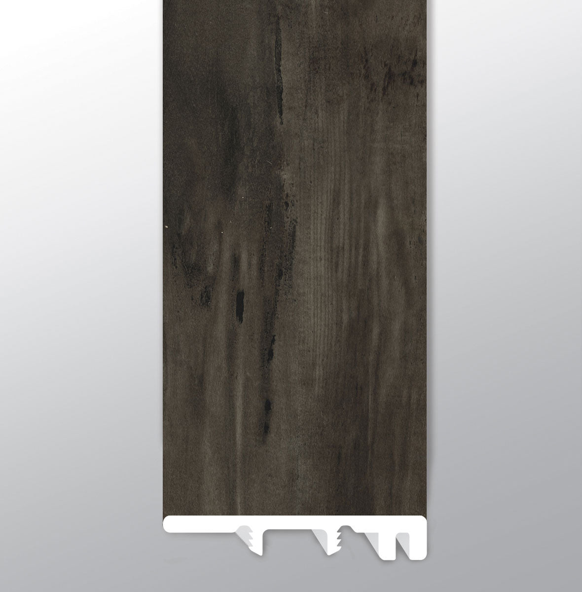 Billingham (TAPA FINAL [Madera • Mate • Oscura] - LVT * MOLDURA DE VINILO DE LUJO) | 3,81 cm x 6,35 cm x 249,6 cm