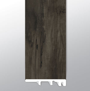 Billingham (TAPA FINAL [Madera • Mate • Oscura] - LVT * MOLDURA DE VINILO DE LUJO) | 3,81 cm x 6,35 cm x 249,6 cm