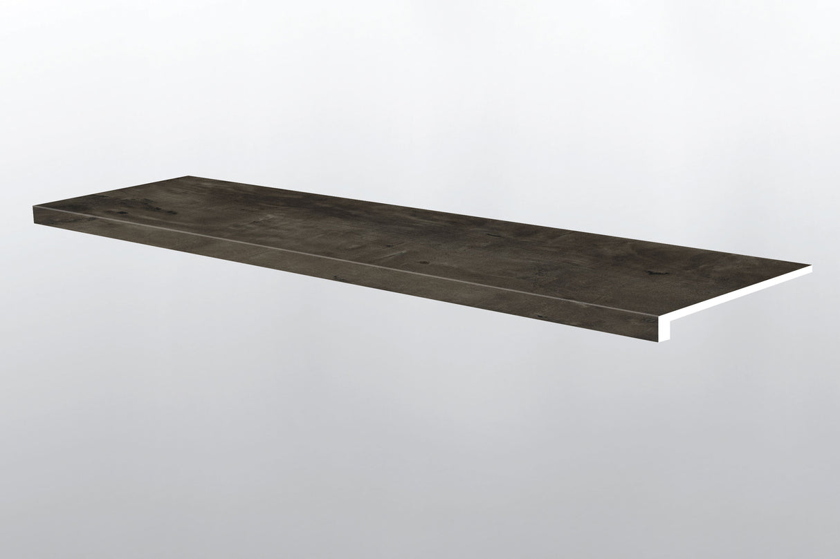 Billingham (PELDAÑO DE ESCALERA CON BORDE SUAVIZADO [Madera • Mate • Oscuro] - LVT * MOLDURA DE VINILO DE LUJO) | 1 1/2" X 1/4" X 47 1/2"