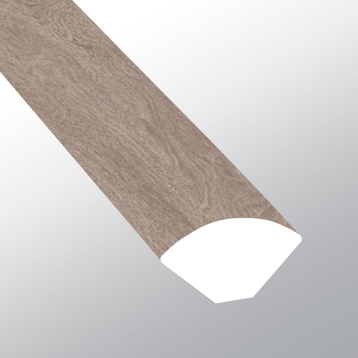 Olmo blanqueado (Cuarto de círculo [Madera • Mate • Medio] - LVT * Molduras de vinilo de lujo) | 5/8" x 3/4" x 94"