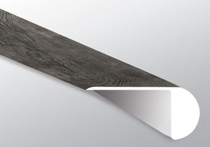 Boswell (NARIZ DE ESCALÓN SUPERPUESTO [Madera • Mate • Medio] - LVT * MOLDURA DE VINILO DE LUJO) | 2 1/4" X 1" X 94"