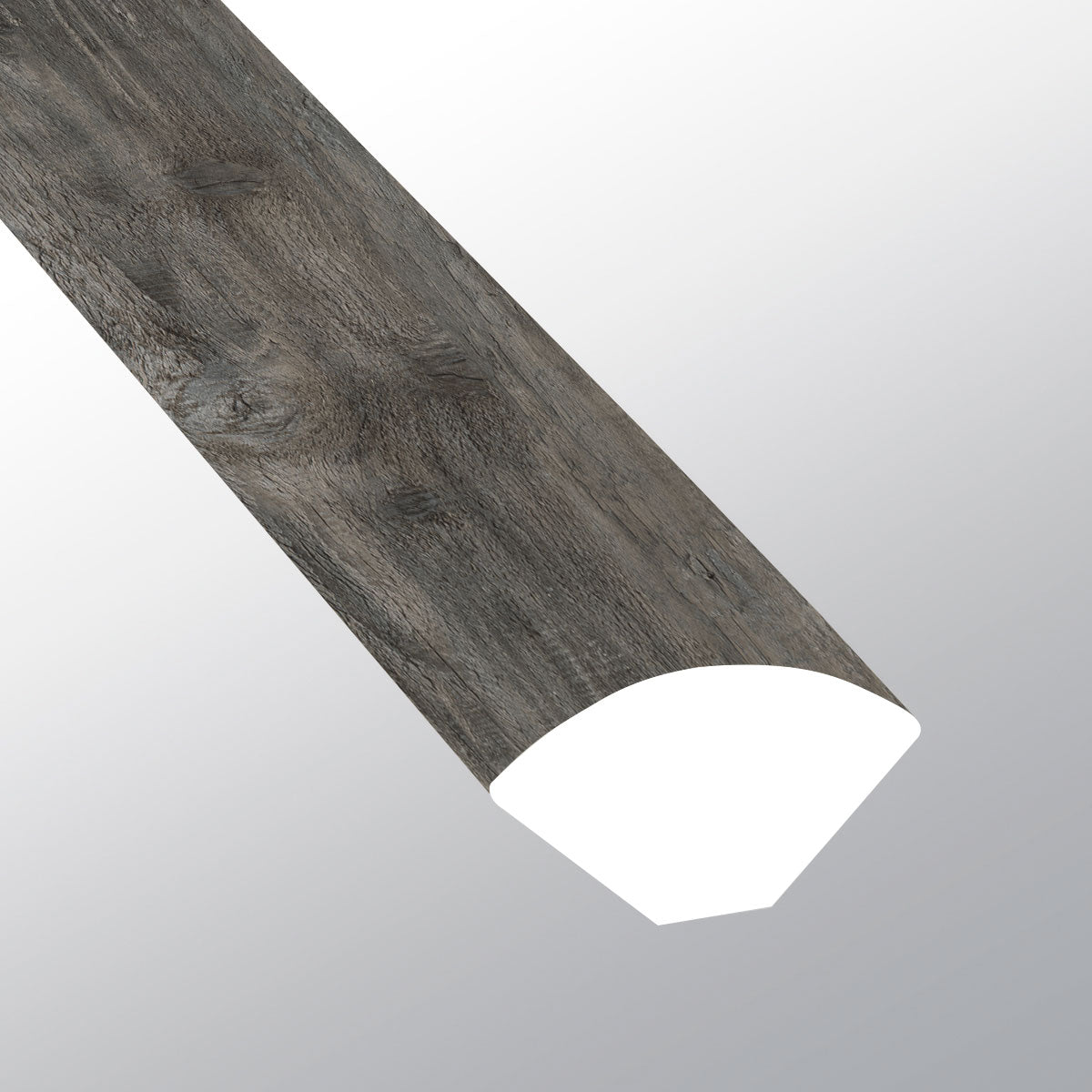 Boswell (Cuarto de círculo [Madera • Mate • Medio] - LVT * Molduras de vinilo de lujo) | 5/8" X 3/4" X 94"