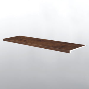 Braly (PELDAÑO DE ESCALERA CON BORDE SUAVIZADO [Madera • Mate • Oscuro] - LVT * MOLDURA DE VINILO DE LUJO) | 1 1/2" X 1/4" X 47 1/2"