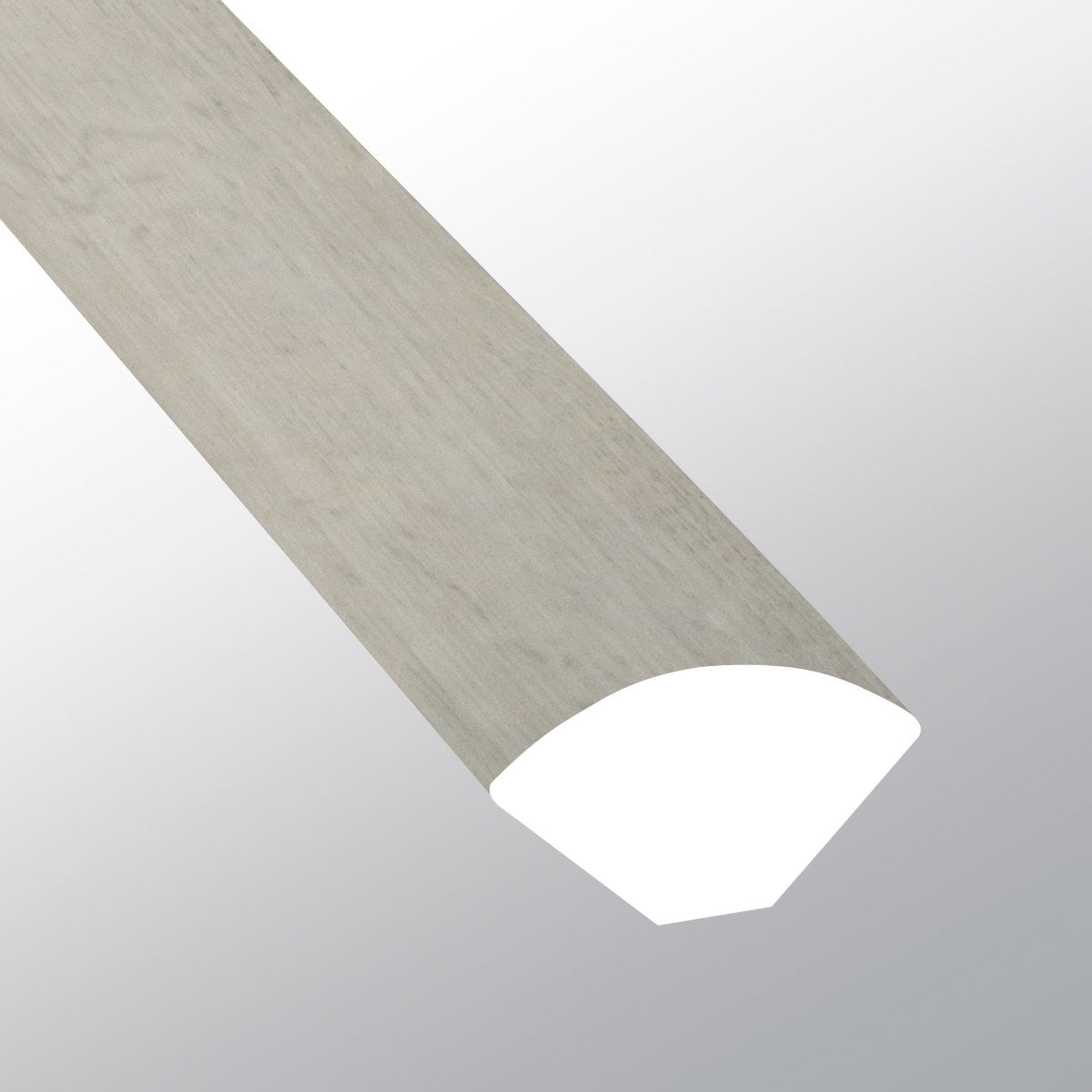 Brianka (Cuarto de círculo [Madera • Mate • Medio] - LVT * Molduras de vinilo de lujo) | 5/8" X 3/4" X 94"