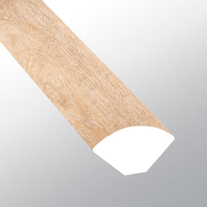 Briar Haven (Cuarto de círculo [Madera • Mate • Claro] - LVT * Molduras de vinilo de lujo) | 5/8" X 3/4" X 94"