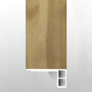 Brookline (escalera con borde suavizado [Madera • Mate • Medio] - LVT * moldura de vinilo de lujo) | 2 3/4" x 3/4" x 94"