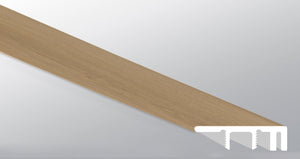 Cabaña (TAPA EXTERIOR GRANDE [Madera • Mate • Mediana] - LVT * MOLDURA DE VINILO DE LUJO) | 1 1/2" X 1/2" X 94"