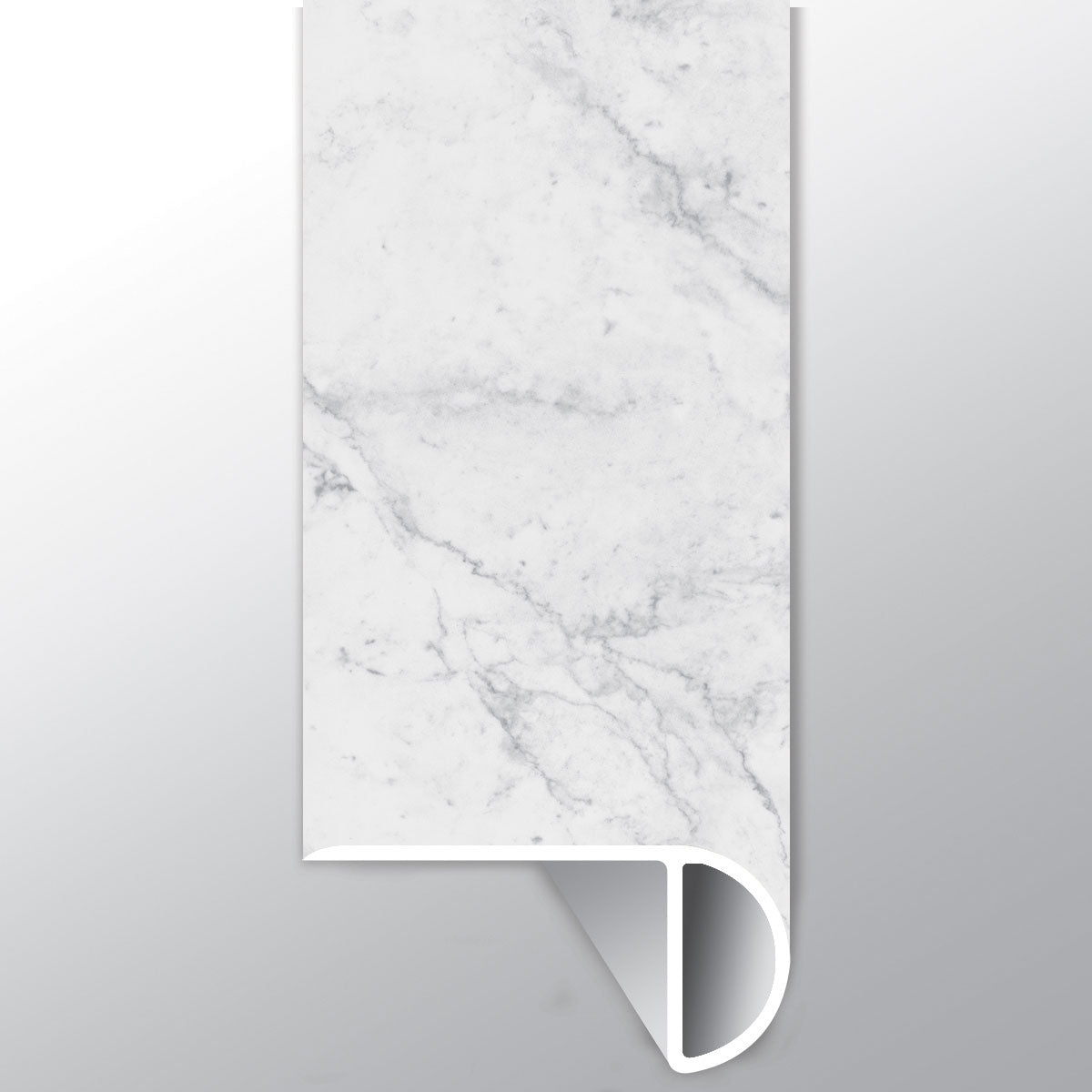 Carrara Avell (NARIZ DE ESCALÓN SUPERPUESTO [Mármol • Mate • Claro] - LVT * MOLDURA DE VINILO DE LUJO) | 2 1/4" X 1" X 94"