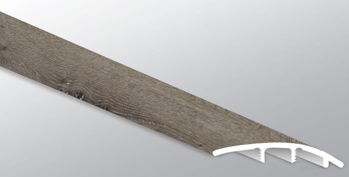 Roble Carbón (REDUCTOR [Madera • Mate • Medio] - LVT * MOLDURA DE VINILO DE LUJO) | 1 3/4" X 3/8" X 94"