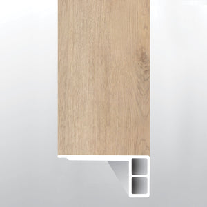 Chester Hills (Escalones de borde liso [Madera • Mate • Claro] - LVT * Molduras de vinilo de lujo) | 2 3/4" x 3/4" x 94"