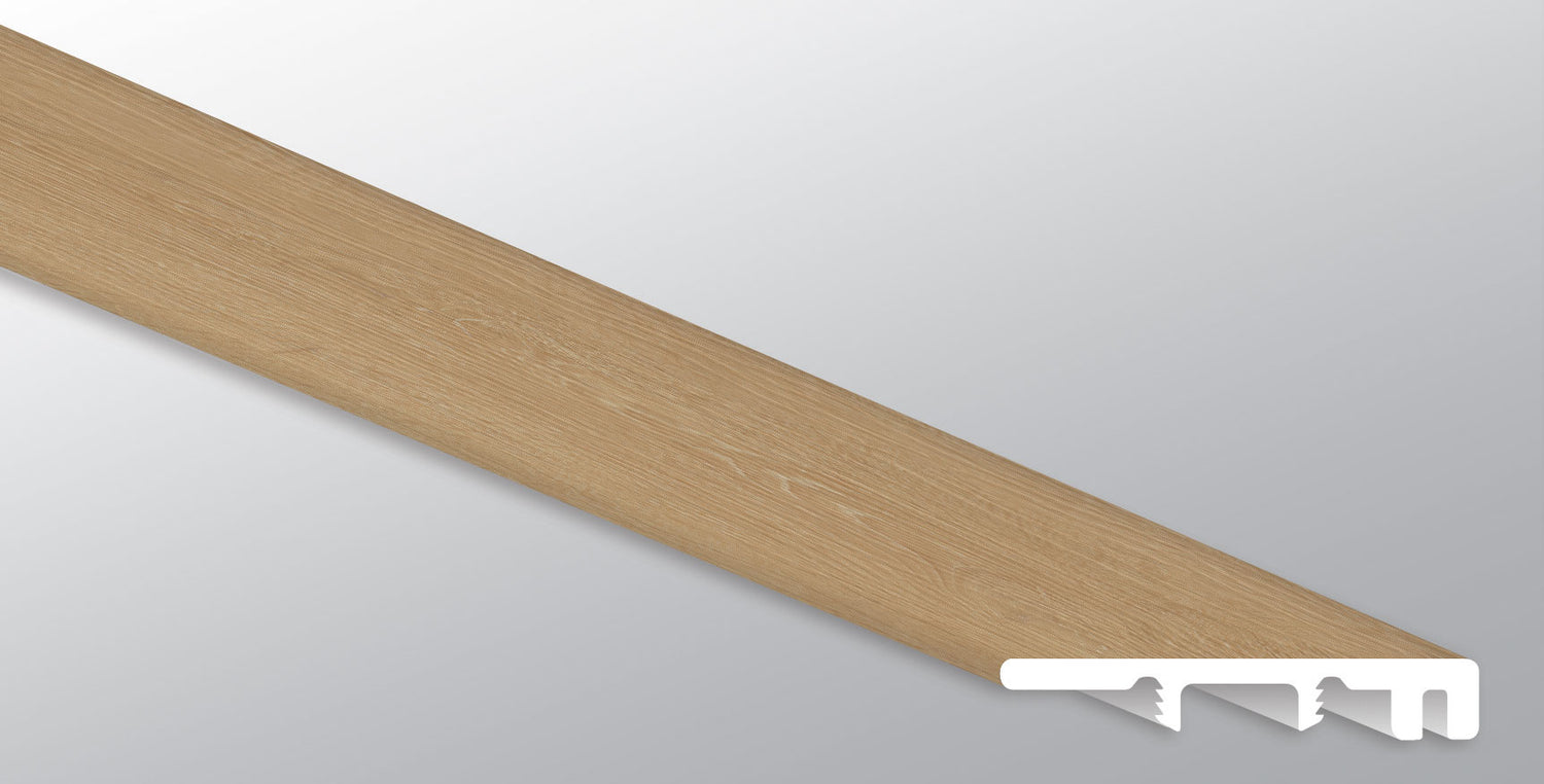 Coastal Cottage ( END CAP [ Wood • Matte • Medium ] - LVT * LUXURY VINYL TRIM ) | 1 1/2" X 1/4" X 94"