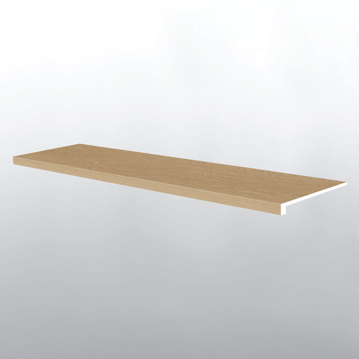 Coastal Cottage ( STAIR TREAD EASED EDGE [ Wood • Matte • Medium ] - LVT * LUXURY VINYL TRIM ) | 1 1/2" X 1/4" X 47 1/2"