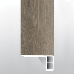 Cranton (BORDE DE ESCALÓN AL RAS CON BORDE RELAJADO [Madera • Mate • Medio] - LVT * MOLDURA DE VINILO DE LUJO) | 2 3/4" X 3/4" X 94"