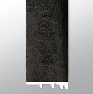 Dakworth (TAPA FINAL [Madera • Mate • Oscura] - LVT * MOLDURA DE VINILO DE LUJO) | 3,81 cm x 6,35 cm x 249,1 cm