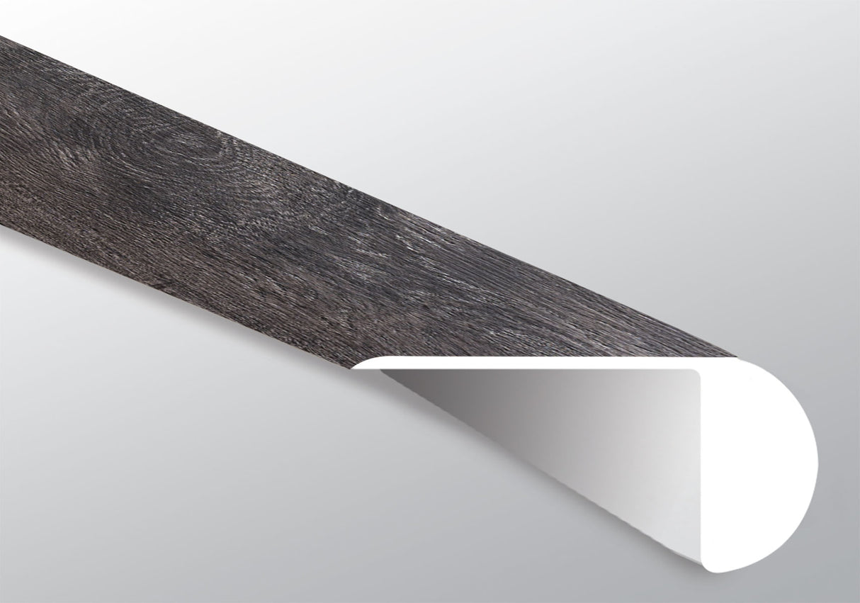 Dakworth (NARIZ DE ESCALÓN SUPERPUESTO [Madera • Mate • Oscuro] - LVT * MOLDURA DE VINILO DE LUJO) | 2 1/4" X 1" X 94"