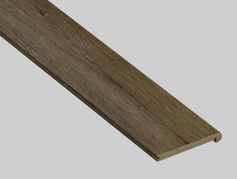 Delray (Ranura de escalera empotrada [Madera • Mate • Mediana] - LVT * Molduras de vinilo de lujo) | 2 3/4" x 3/4" x 94"