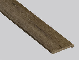Delray (Ranura de escalera empotrada [Madera • Mate • Mediana] - LVT * Molduras de vinilo de lujo) | 2 3/4" x 3/4" x 94"