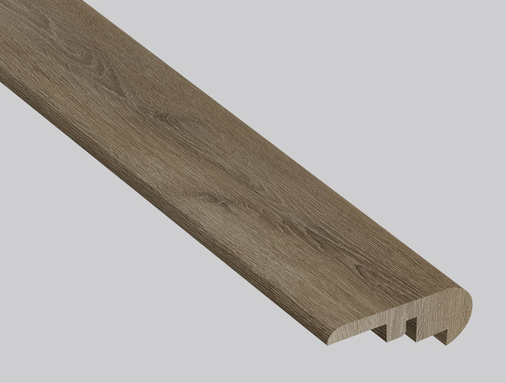 Delray (NARIZ DE ESCALÓN SUPERPUESTO [Madera • Mate • Medio] - LVT * MOLDURA DE VINILO DE LUJO) | 2 1/4" X 1" X 94"