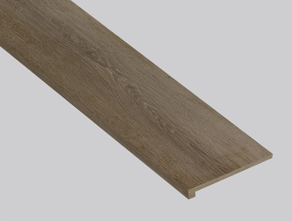 Delray (PELDAÑO DE ESCALERA CON BORDE SUAVIZADO [Madera • Mate • Medio] - LVT * MOLDURA DE VINILO DE LUJO) | 1 1/2" X 1/4" X 47 1/2"