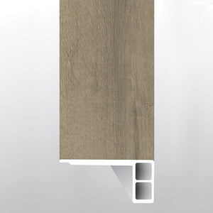 DILLION FOG (BORDE DE ESCALÓN AL RAS CON BORDE RELAJADO [Madera • Mate • Medio] - LVT * MOLDURA DE VINILO DE LUJO) | 6,9 cm x 1,9 cm x 243 cm