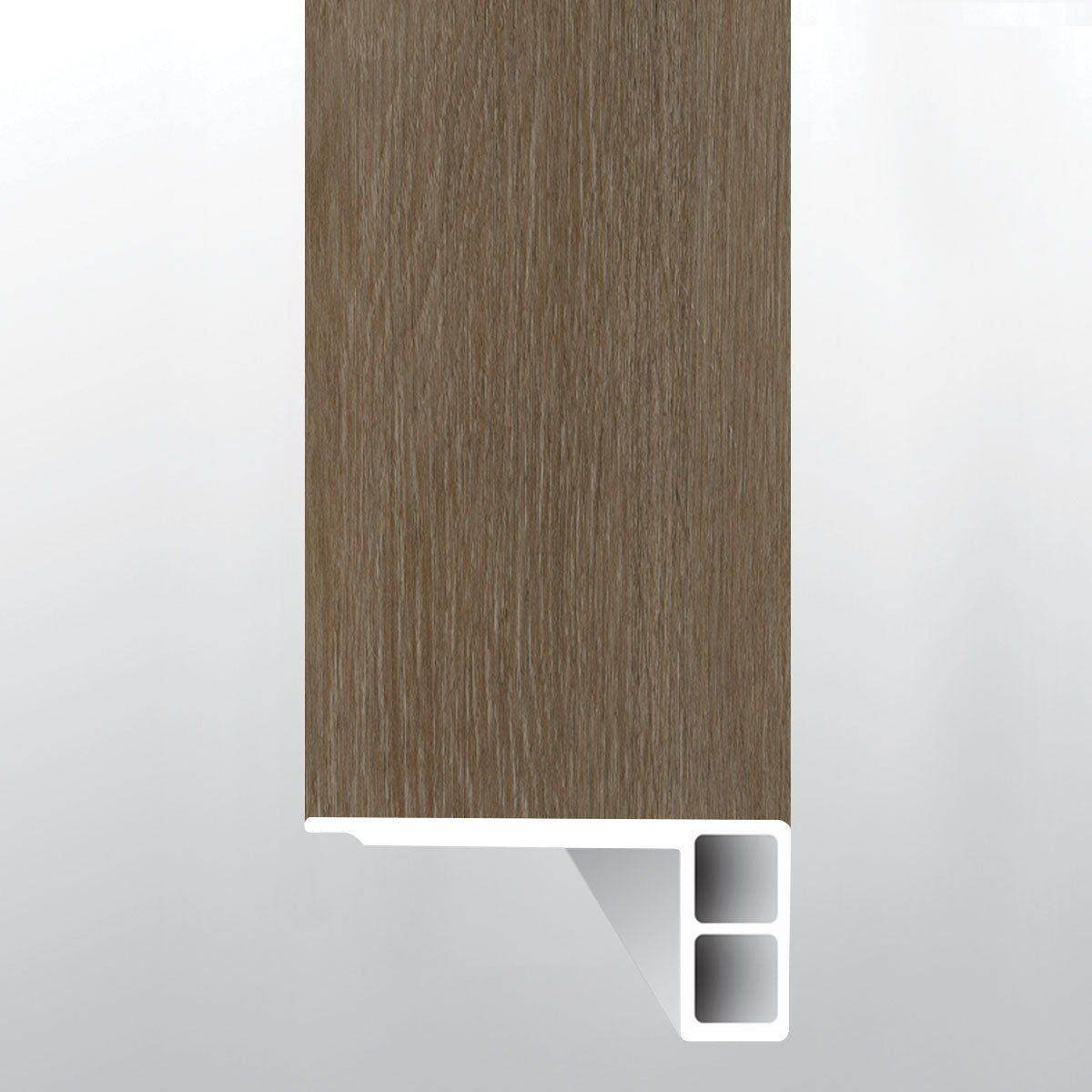 Doack (BORDE DE ESCALÓN AL RAS CON BORDE RELAJADO [Madera • Ultramate • Medio] - LVT * MOLDURA DE VINILO DE LUJO) | 2 3/4" X 3/4" X 94"