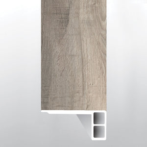 Draven (CANAL DE ESCALÓN AL RAS CON BORDE RELAJADO [Madera • Mate • Medio] - LVT * MOLDURA DE VINILO DE LUJO) | 2 3/4" X 3/4" X 94"