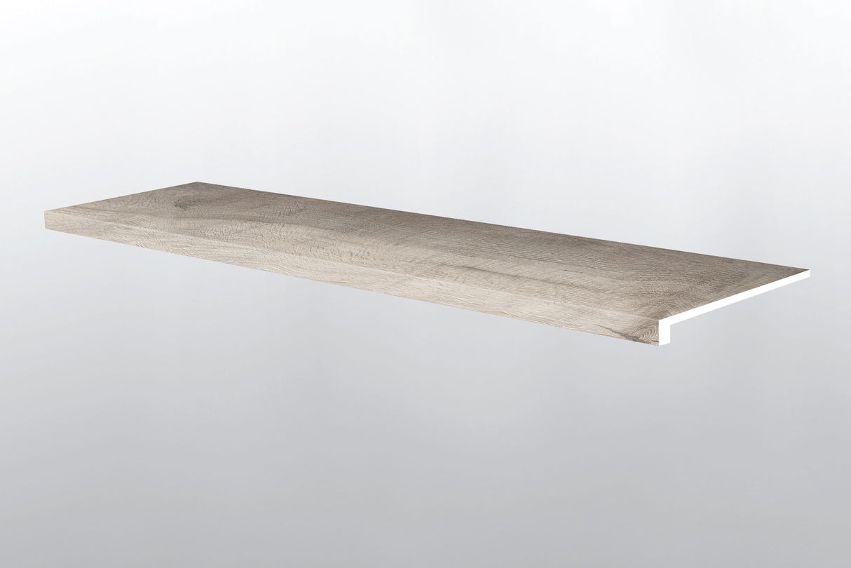 Draven (PELDAÑO DE ESCALERA CON BORDE SUAVIZADO [Madera • Mate • Medio] - LVT * MOLDURA DE VINILO DE LUJO) | 1 1/2" X 1/4" X 47 1/2"