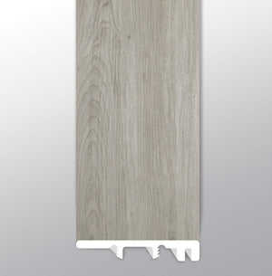 Dunite Oak ( END CAP [ Wood • Matte • Medium ] - LVT * LUXURY VINYL TRIM ) | 1 1/2" X 1/4" X 94"